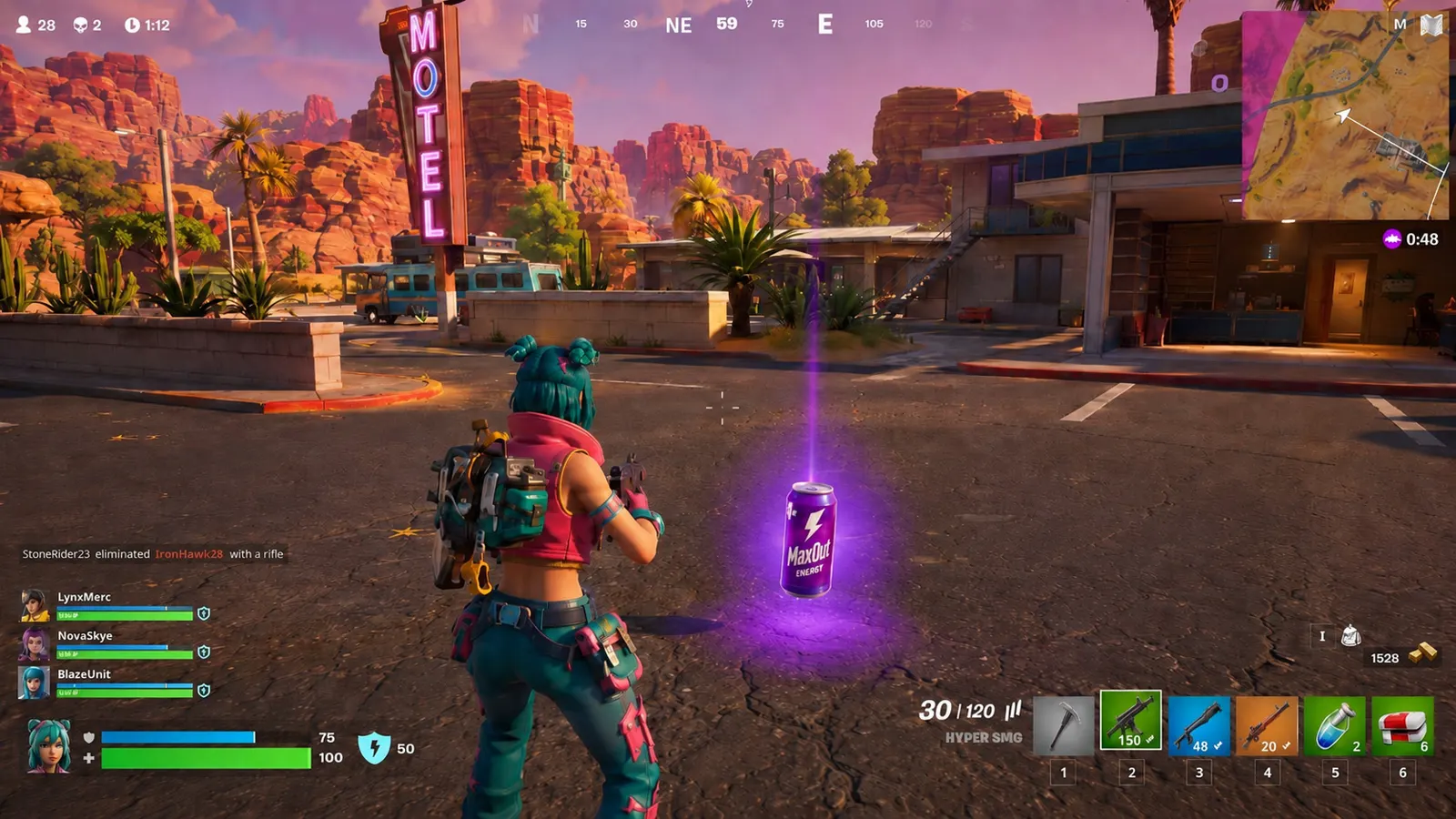 Battle Royale — In-world pickup (3D)
